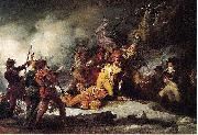 John Trumbull, The Death of Montgomery in the Attack on Quebec